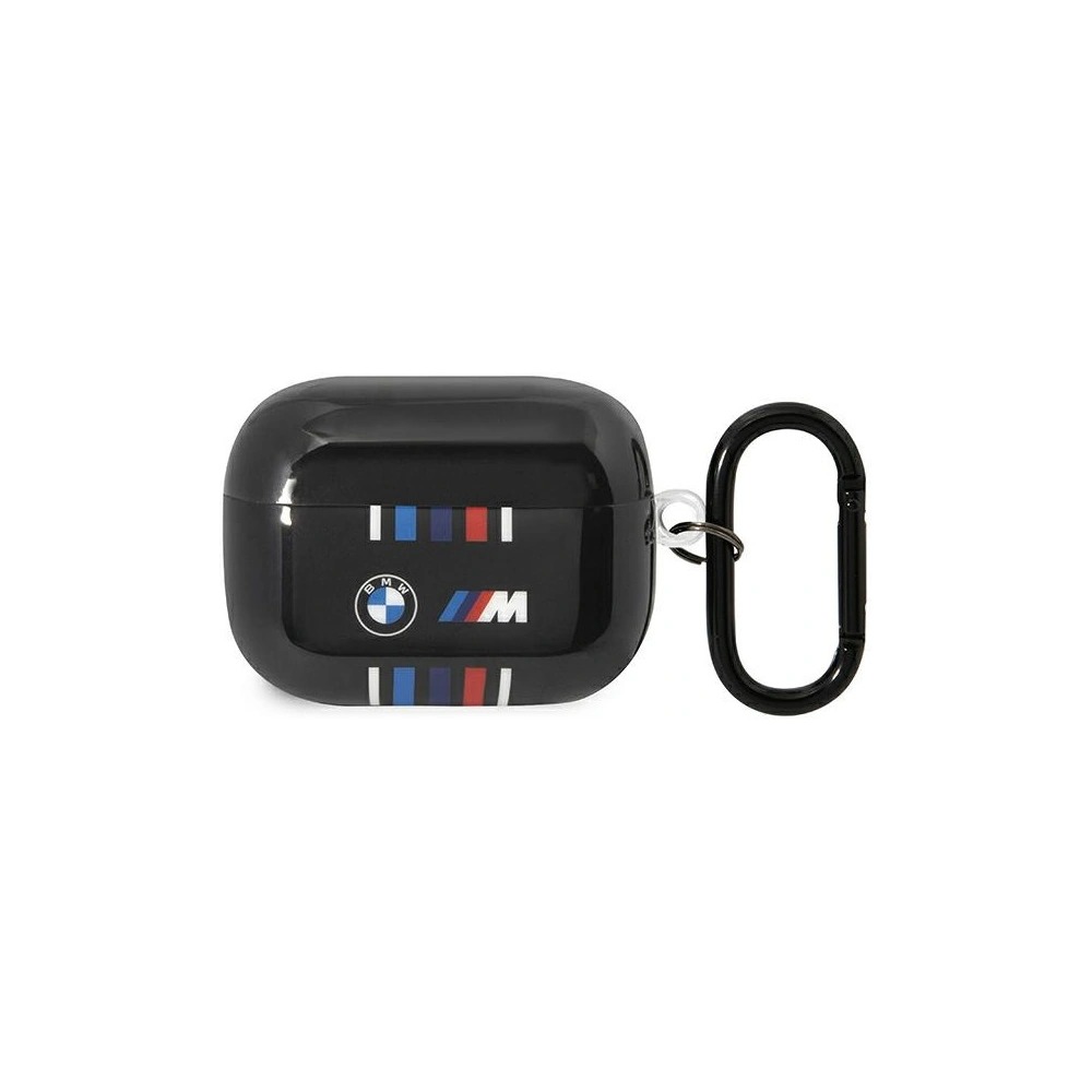 Hurtownia GSM - Etui BMW BMAP22SWTK Apple AirPods Pro černý/black Vícebarevné čáry - BMW424 - {ean13} - Hurt
