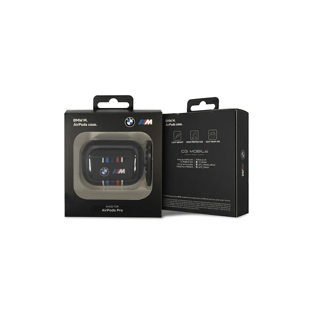 Wholesale BMW BMAP22SWTK Apple AirPods Pro black Multiple Colored Lines - BMW424 - {ean13} - Hurt