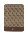 Etui Guess GUFC11PS4SGW Apple iPad 10.9 2022 (10. generacji) brązowy/brown 4G Stripe Allover