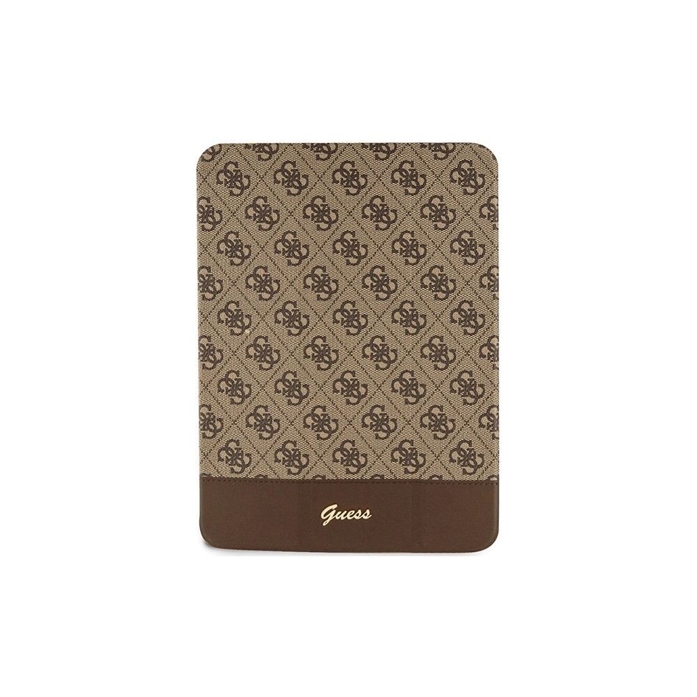 Hurtownia GSM - Etui Guess GUFC11PS4SGW Apple iPad 10.9 2022 (10. generace) hnědý/brown 4G Stripe Allover - GUE2436 - {ean13} - Hurt