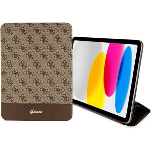 Hurtownia GSM - Etui Guess GUFC11PS4SGW Apple iPad 10.9 2022 (10. generace) hnědý/brown 4G Stripe Allover - GUE2436 - {ean13} - Hurt