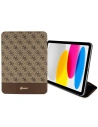 Hurtownia GSM - Etui Guess GUFC11PS4SGW Apple iPad 10.9 2022 (10. generace) hnědý/brown 4G Stripe Allover - GUE2436 - {ean13} - Hurt