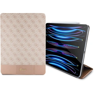 Hurtownia GSM - Etui Guess GUFCP12PS4SGP Apple iPad Pro 12.9 2020/2021/2022 (4., 5. und 6. Generation) rosa/pink 4G Stripe Allover - GUE2438 - {ean13} - Hurt