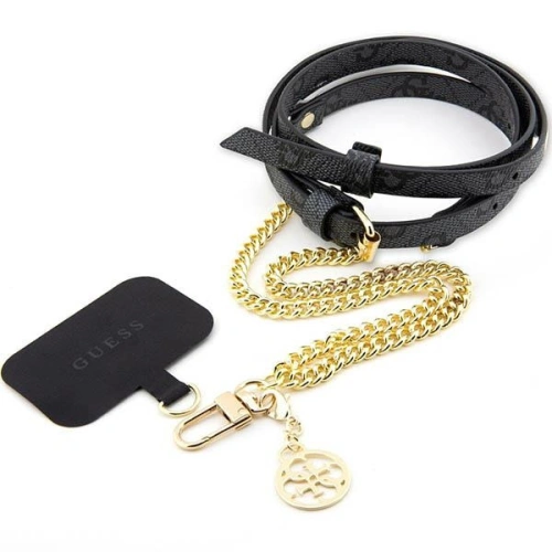 Pasek Guess GUUC4MG4EK Universal CBDY strap czarny/black 4G Chain