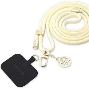 Pasek Guess GUUCNMG4EE Universal CBDY Cord beżowy/beige