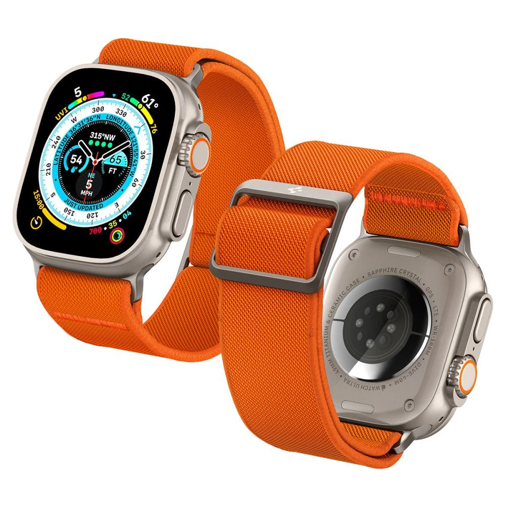 Hurtownia GSM - Pasek Spigen Fit Lite Ultra Apple Watch 4/5/6/7/SE/8/9/Ultra 44/45/49mm Oranžový - SPN2845 - {ean13} - Hurt