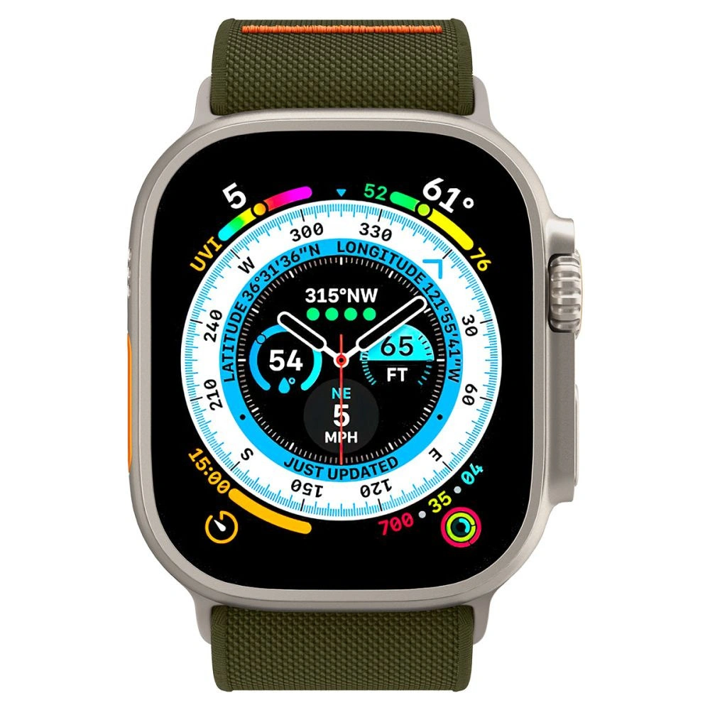 Hurtownia GSM - Pasek Spigen Fit Lite Ultra Apple Watch 4/5/6/7/SE/8/9/Ultra 44/45/49mm Khaki - SPN2846 - {ean13} - Hurt