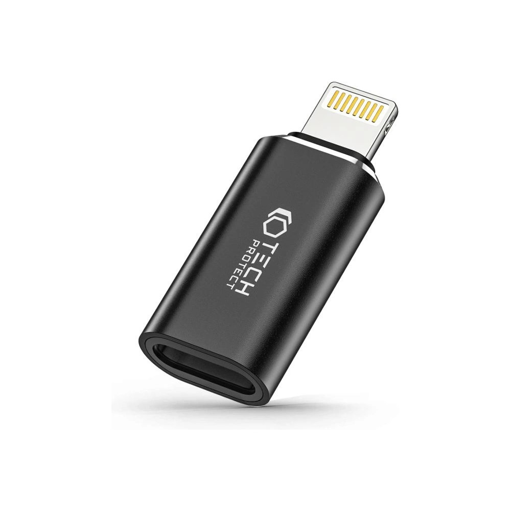 Hurtownia GSM - Adapter Tech-Protect Ultraboost Lightning/USB-C Schwarz - THP1888 - {ean13} - Hurt