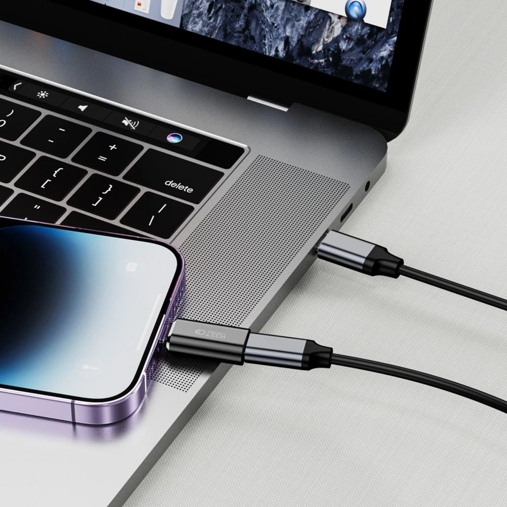 Hurtownia GSM - Adapter Tech-Protect Ultraboost Lightning/USB-C Schwarz - THP1888 - {ean13} - Hurt