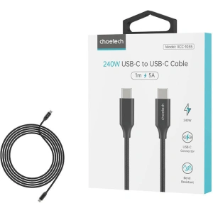 Hurtownia GSM - Kabel Choetech XCC-1035 USB-C/USB-C 240W 1.2m (czarny) - CHT53 - {ean13} - Hurt