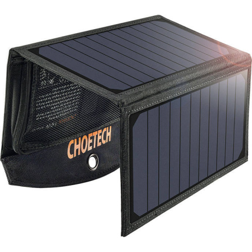 Choetech Distributor - 6971824970470 - CHT55 - Choetech SC001 Choetech Foldable Solar Power 19W 2xUSB (black) - B2B homescreen