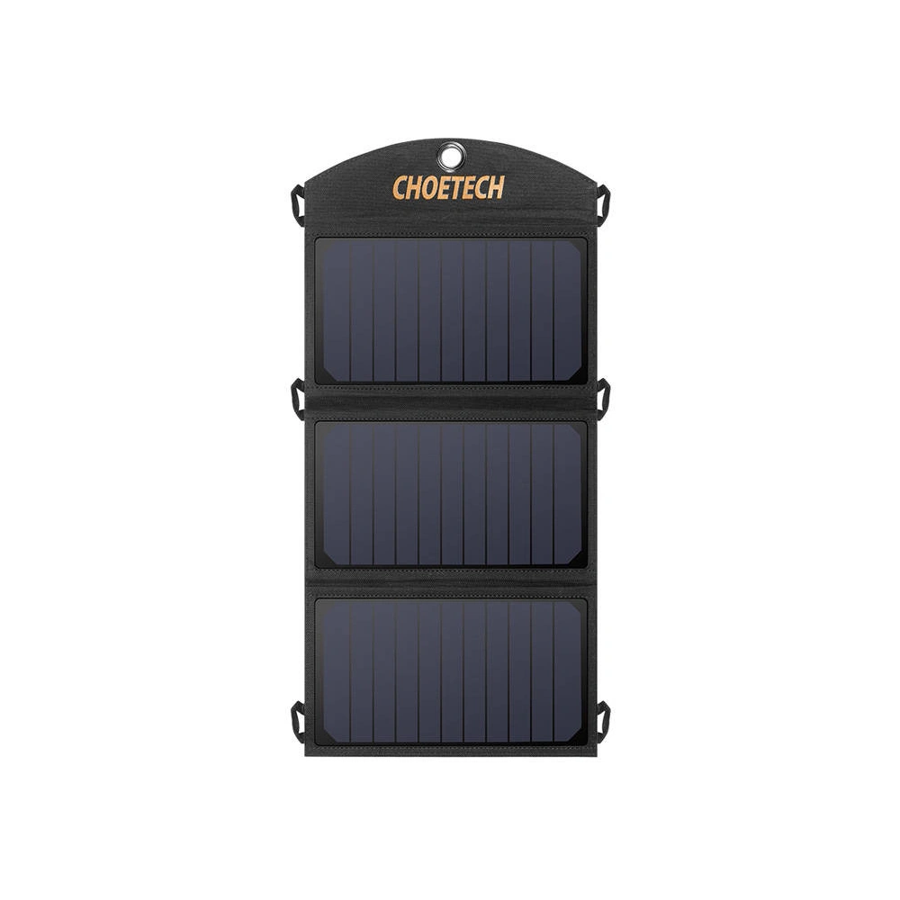 Hurtownia GSM - Skládací solární nabíječka Choetech SC001 19W 2xUSB (černá) - CHT55 - {ean13} - Hurt