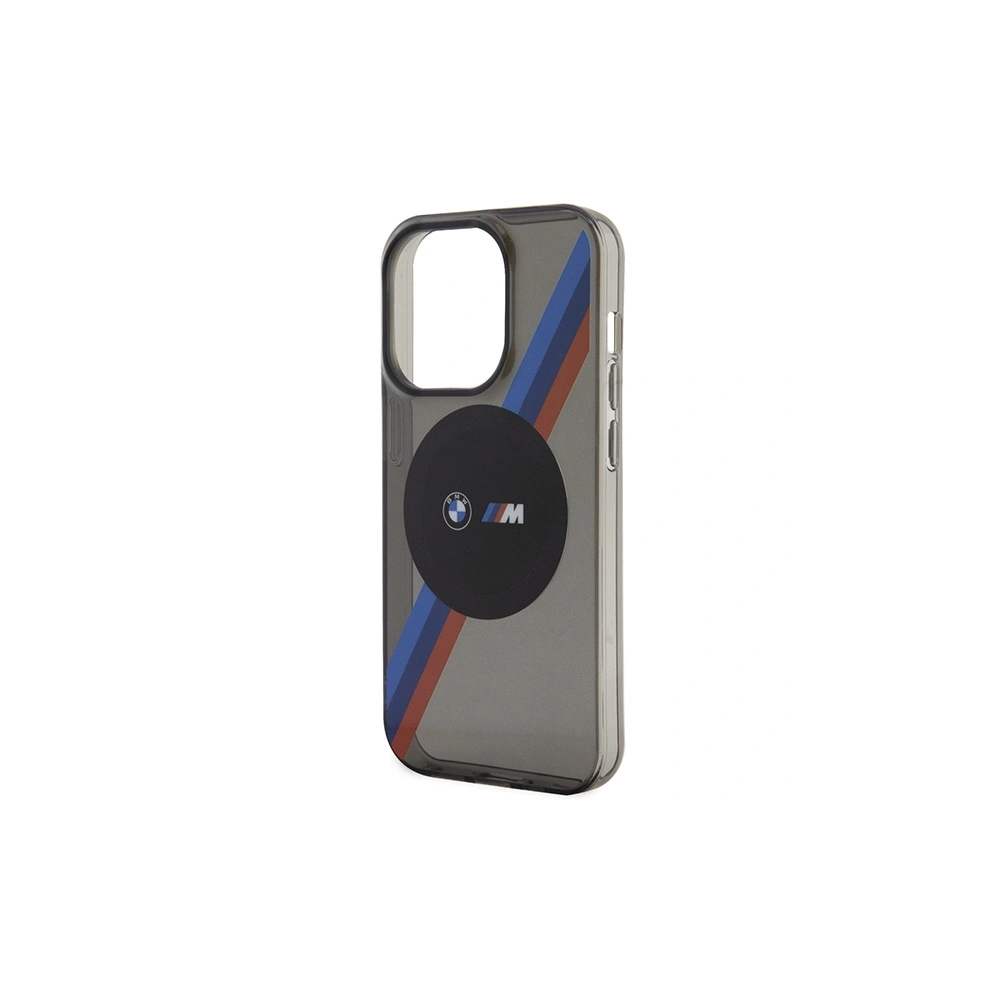 Hurtownia GSM - Etui BMW BMHMP14LHDTK Apple iPhone 14 Pro szary/grey Tricolor Stripes MagSafe - BMW429 - {ean13} - Hurt