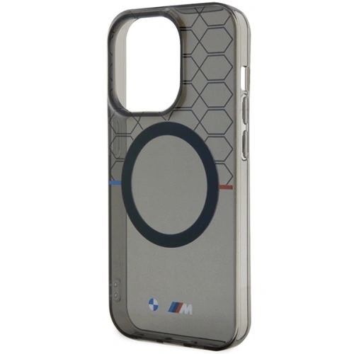 Etui BMW BMHMP14LHGPK Apple iPhone 14 Pro szary/grey Pattern MagSafe