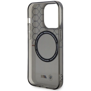 Etui BMW BMHMP14LHGPK Apple iPhone 14 Pro szary/grey Pattern MagSafe