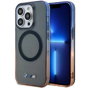 Etui BMW BMHMP14LHTGE Apple iPhone 14 Pro szary/grey hardcase Gradient Bumper MagSafe