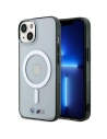 Hurtownia GSM - Etui BMW BMHMP14MHCRS Apple iPhone 14 Plus / 15 Plus átlátszó kemény hátlap Silver Ring MagSafe - BMW432 - {ean13} - Hurt