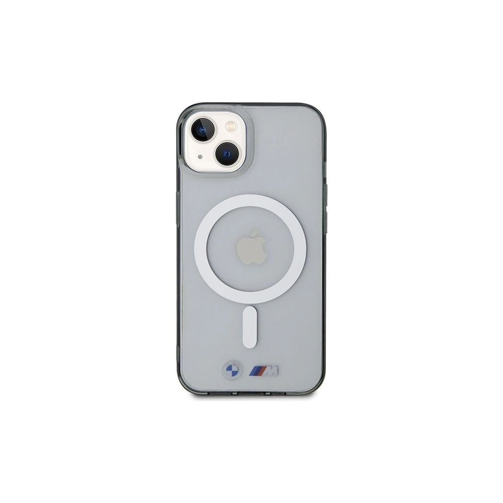 Hurtownia GSM - Etui BMW BMHMP14MHCRS Apple iPhone 14 Plus / 15 Plus transparente Hardcase Silber Ring MagSafe - BMW432 - {ean13} - Hurt