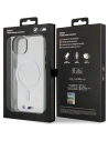 Hurtownia GSM - Etui BMW BMHMP14MHCRS Apple iPhone 14 Plus / 15 Plus transparente Hardcase Silber Ring MagSafe - BMW432 - {ean13} - Hurt