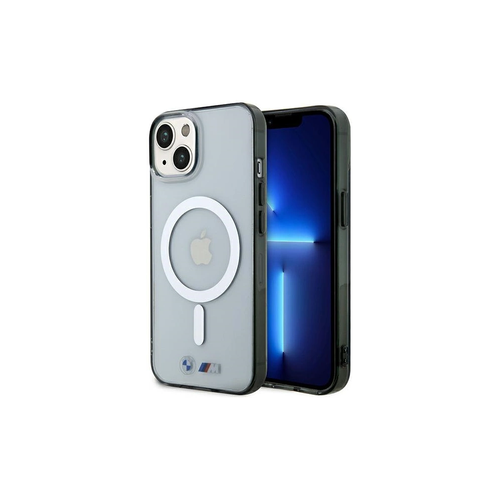 Hurtownia GSM - Etui BMW BMHMP14SHCRS Apple iPhone 14 transparent hardcase Silver Ring MagSafe - BMW435 - {ean13} - Hurt