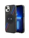 Etui BMW BMHMP14SHDTK Apple iPhone 14 szary/grey Tricolor Stripes MagSafe