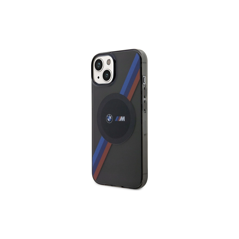 Hurtownia GSM - Etui BMW BMHMP14SHDTK Apple iPhone 14 gri/grey Tricolor Stripes MagSafe - BMW436 - {ean13} - Hurt