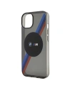 Hurtownia GSM - Etui BMW BMHMP14SHDTK Apple iPhone 14 gri/grey Tricolor Stripes MagSafe - BMW436 - {ean13} - Hurt