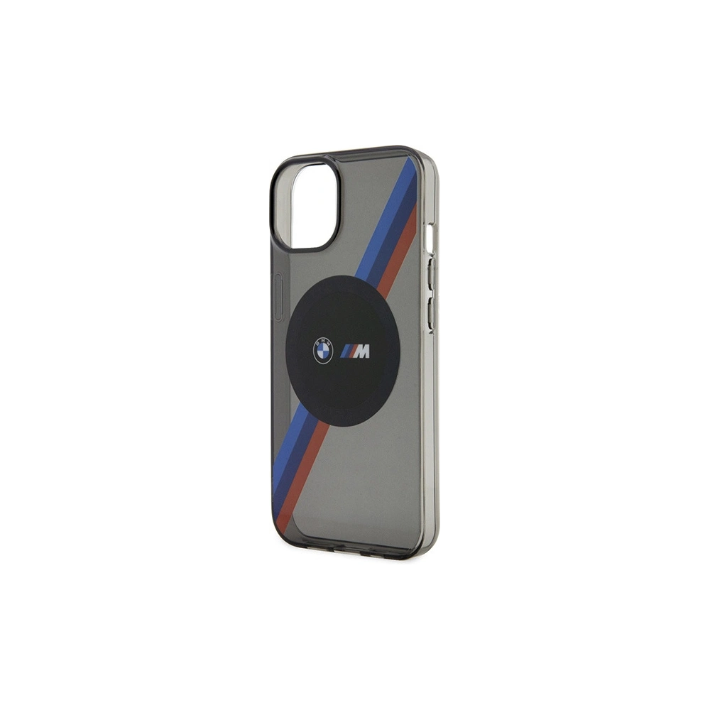 Hurtownia GSM - Etui BMW BMHMP14SHDTK Apple iPhone 14 gri/grey Tricolor Stripes MagSafe - BMW436 - {ean13} - Hurt