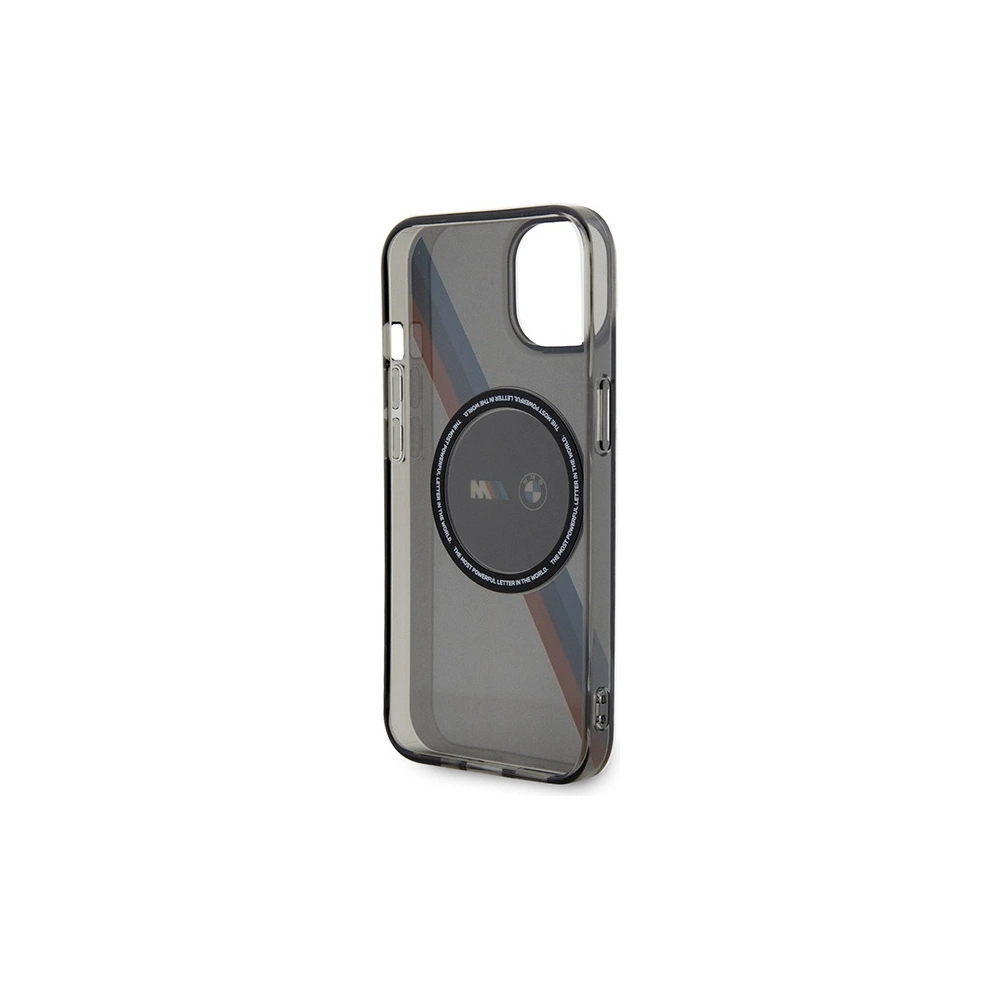 Hurtownia GSM - Etui BMW BMHMP14SHDTK Apple iPhone 14 gri/grey Tricolor Stripes MagSafe - BMW436 - {ean13} - Hurt