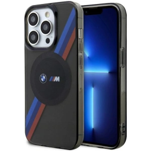 Hurtownia GSM - Etui BMW BMHMP14XHDTK Apple iPhone 14 Pro Max grau/grey hardcase Tricolor Stripes MagSafe - BMW440 - {ean13} - Hurt