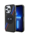 Etui BMW BMHMP14XHDTK Apple iPhone 14 Pro Max šedý/grey hardcase Tricolor Stripes MagSafe