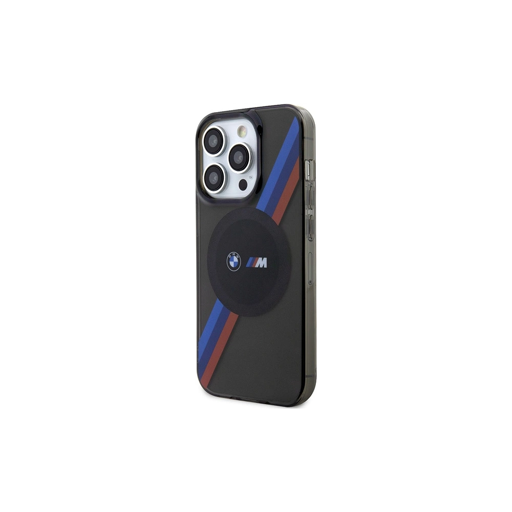 Hurtownia GSM - Etui BMW BMHMP14XHDTK Apple iPhone 14 Pro Max šedý/grey hardcase Tricolor Stripes MagSafe - BMW440 - {ean13} - Hurt