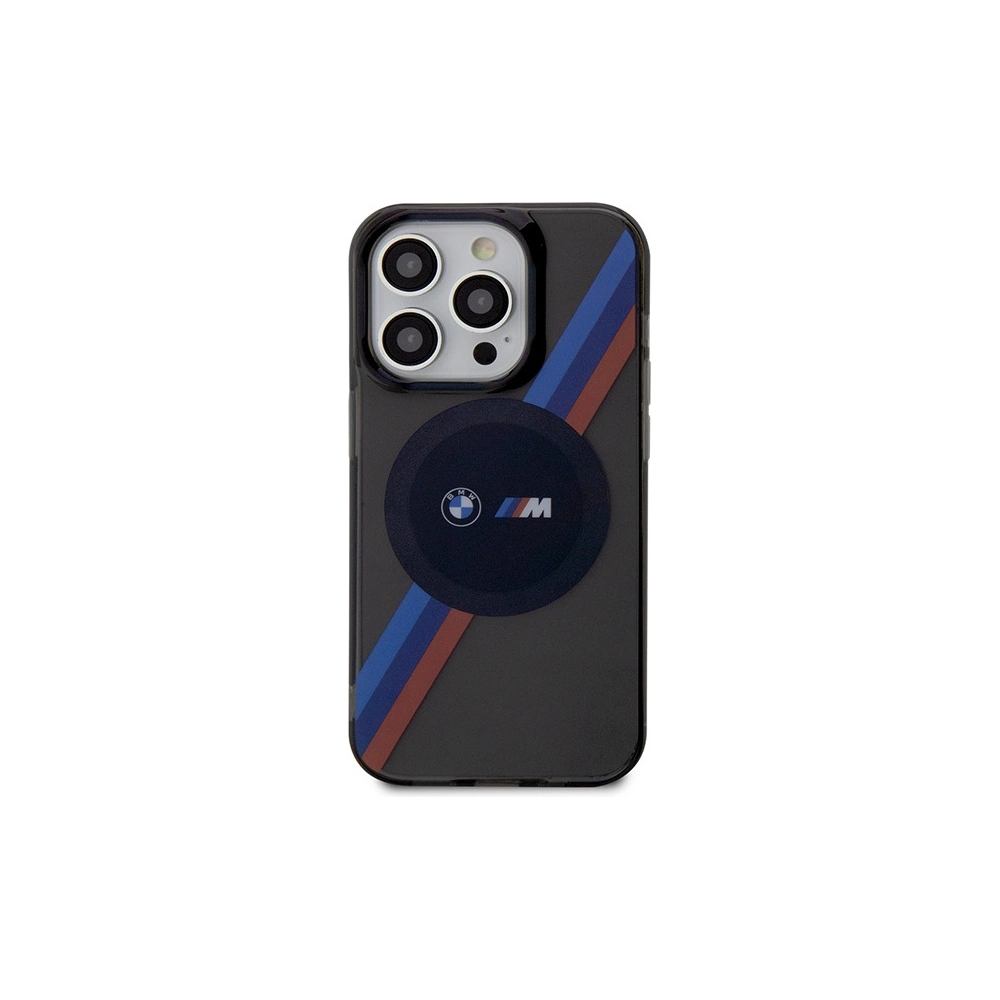 Hurtownia GSM - Etui BMW BMHMP14XHDTK Apple iPhone 14 Pro Max grau/grey hardcase Tricolor Stripes MagSafe - BMW440 - {ean13} - Hurt