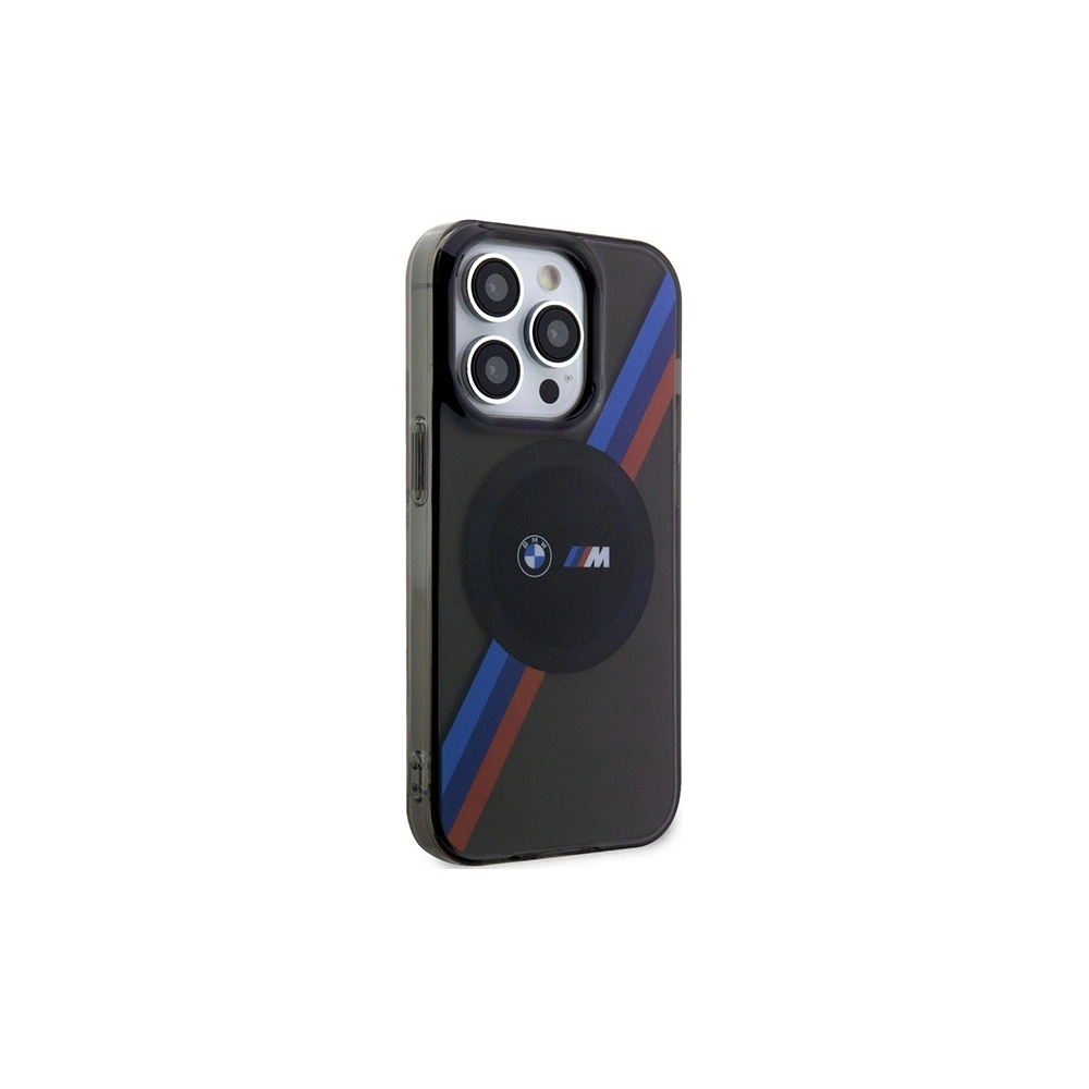 Hurtownia GSM - Etui BMW BMHMP14XHDTK Apple iPhone 14 Pro Max šedý/grey hardcase Tricolor Stripes MagSafe - BMW440 - {ean13} - Hurt