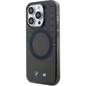 Etui BMW BMHMP14XHGPK Apple iPhone 14 Pro Max szary/grey hardcase Pattern MagSafe