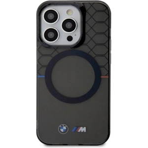 Etui BMW BMHMP14XHGPK Apple iPhone 14 Pro Max szary/grey hardcase Pattern MagSafe