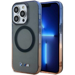 Etui BMW BMHMP14XHTGE Apple iPhone 14 Pro Max szary/grey hardcase Gradient Bumper MagSafe