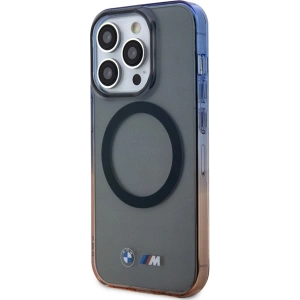 Etui BMW BMHMP14XHTGE Apple iPhone 14 Pro Max szary/grey hardcase Gradient Bumper MagSafe