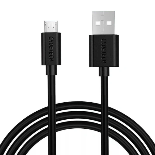 Kabel Choetech AB003 USB-A/microUSB 1.2m (czarny)