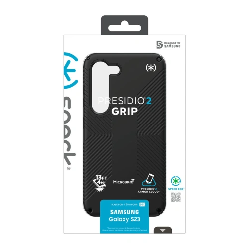 Etui Speck Presidio2 Grip Samsung Galaxy S23 (Black/Black/White)