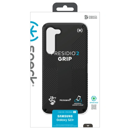 Etui Speck Presidio2 Grip Samsung Galaxy S23+ Plus (Black/Black/White)