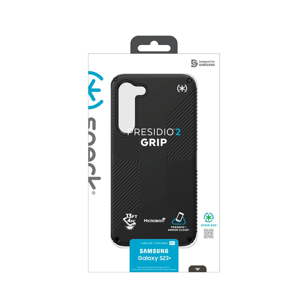 Hurtownia GSM - Etui Speck Presidio2 Grip Samsung Galaxy S23+ Plus (Negru/Negru/Alb) - SPK478 - {ean13} - Hurt