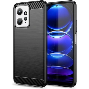 Etui Tech-Protect TPUCarbon Xiaomi Redmi Note 12 LTE Black