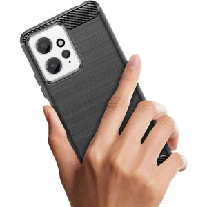 Tech-Protect TPUCarbon Xiaomi Redmi Note 12 LTE Black
