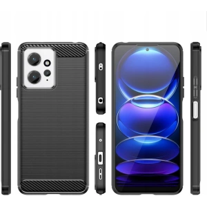 Etui Tech-Protect TPUCarbon Xiaomi Redmi Note 12 LTE Black