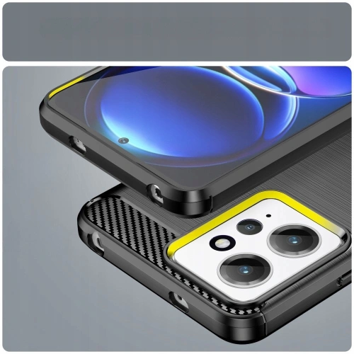 Etui Tech-Protect TPUCarbon Xiaomi Redmi Note 12 LTE Black