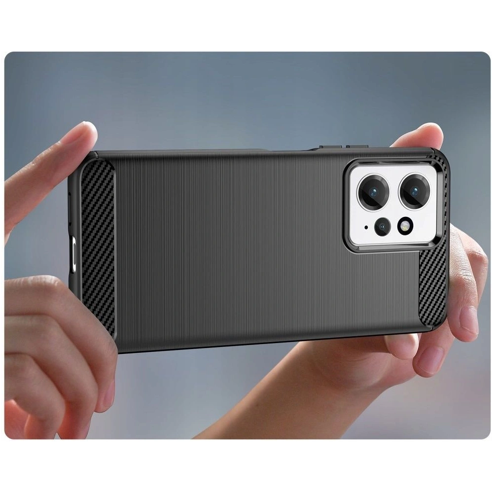 Hurtownia GSM - Etui Tech-Protect TPUCarbon Xiaomi Redmi Note 12 LTE černé - THP1898 - {ean13} - Hurt