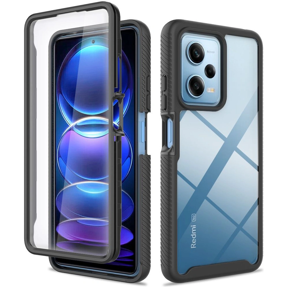 Hurtownia GSM - Etui Tech-Protect Defense360 Xiaomi Redmi Note 12 Pro 5G/POCO X5 Pro 5G Fekete - THP1899 - {ean13} - Hurt