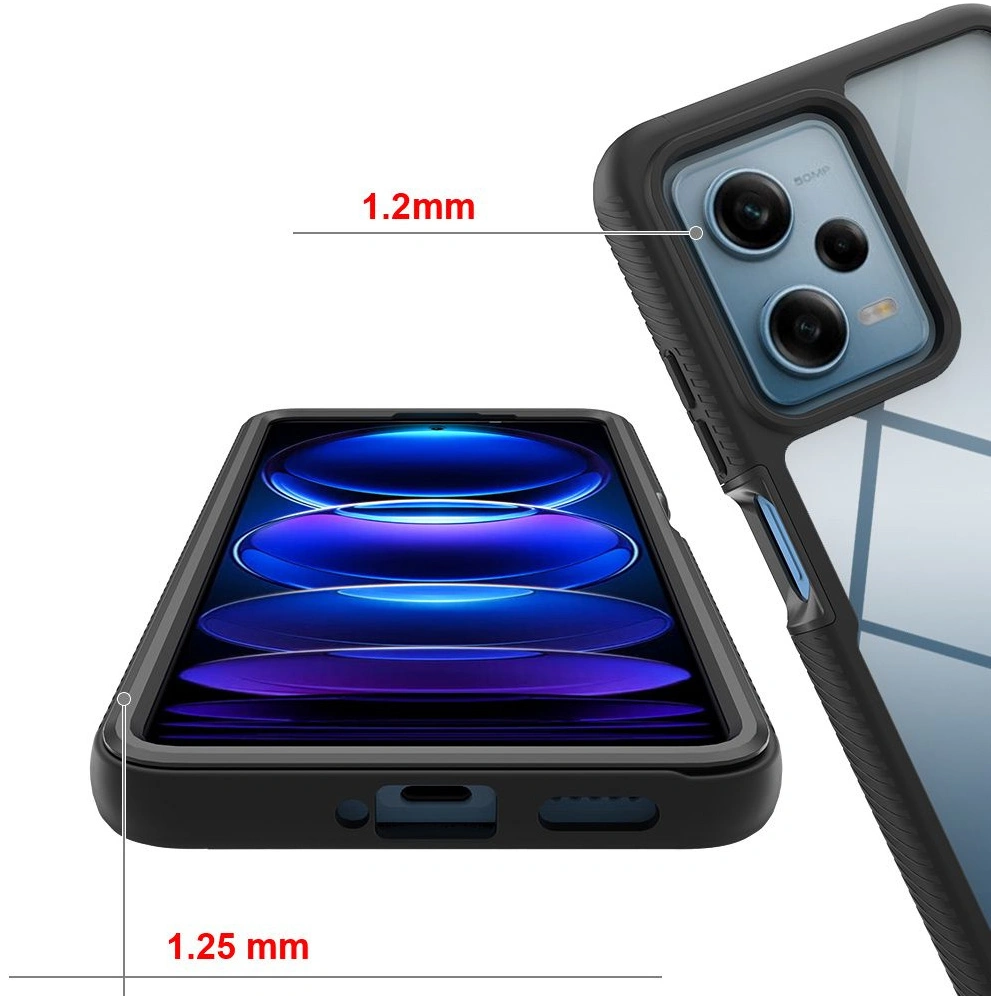 Hurtownia GSM - Etui Tech-Protect Defense360 Xiaomi Redmi Note 12 Pro 5G/POCO X5 Pro 5G Negru - THP1899 - {ean13} - Hurt