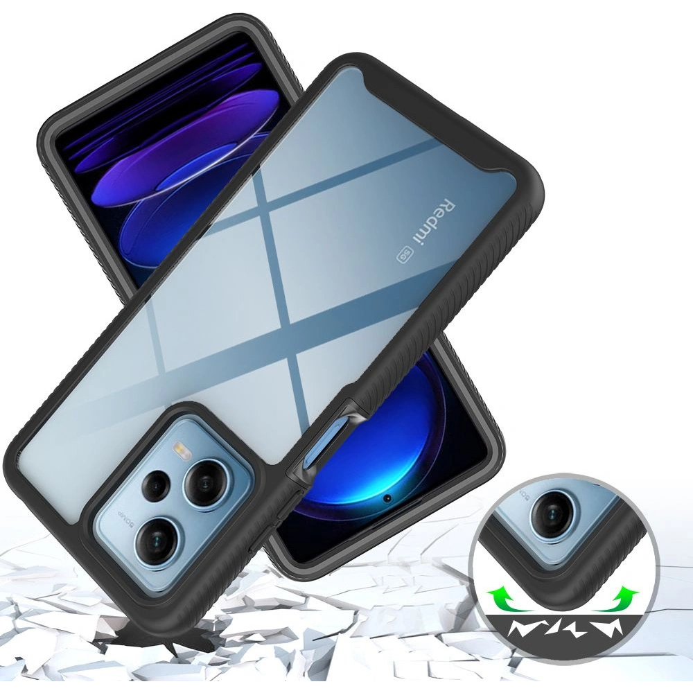 Hurtownia GSM - Etui Tech-Protect Defense360 Xiaomi Redmi Note 12 Pro 5G/POCO X5 Pro 5G Fekete - THP1899 - {ean13} - Hurt